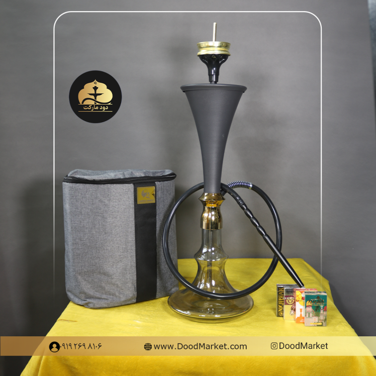 قلیان لاکچری کارمانیا | قلیان شیپوری سوپاپ آبشاری