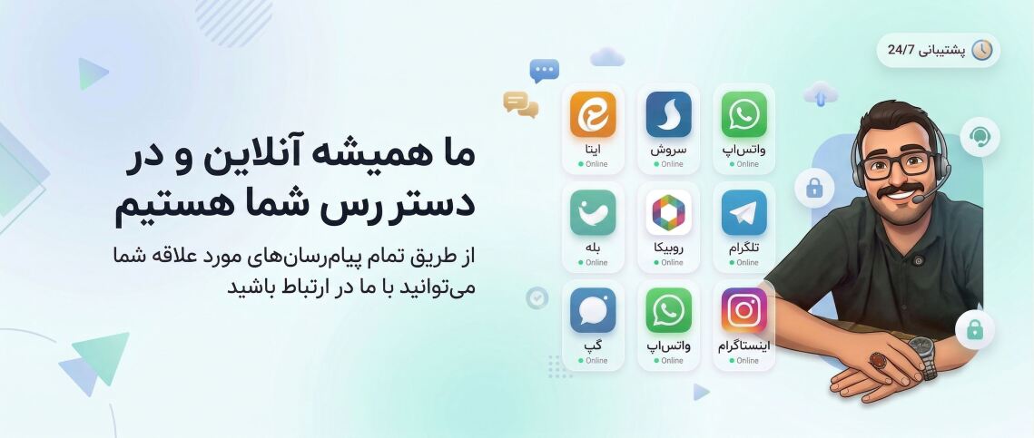 اطلاعات تماس با تیم دودمارکت