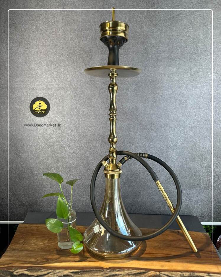 قلیان لوکس کارمانیا تنه شمش طلایی