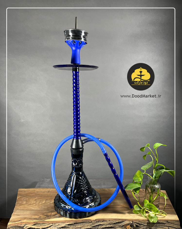 | خرید قلیان تمام سوپاپ کارمانیا آبی | قلیان تمام سوپاپ آبی