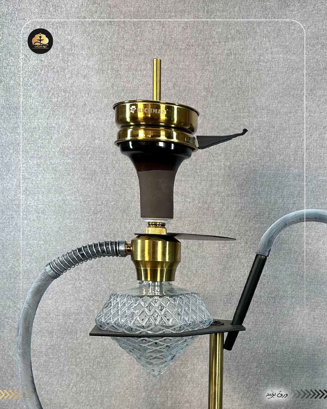  قلیان رومیزی کارمانیا طرح الماس 