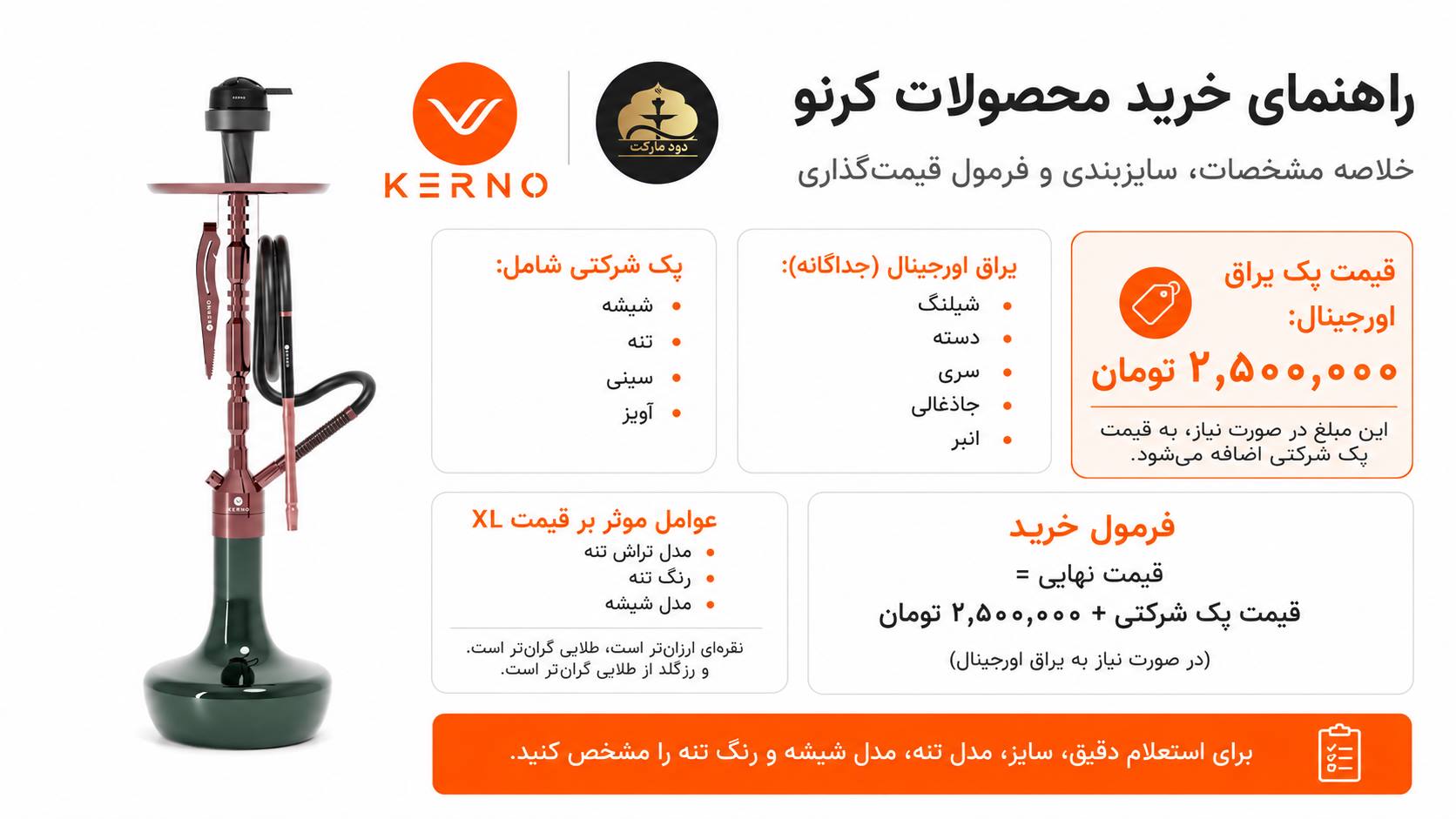 راهنمای خرید قلیان کرنو