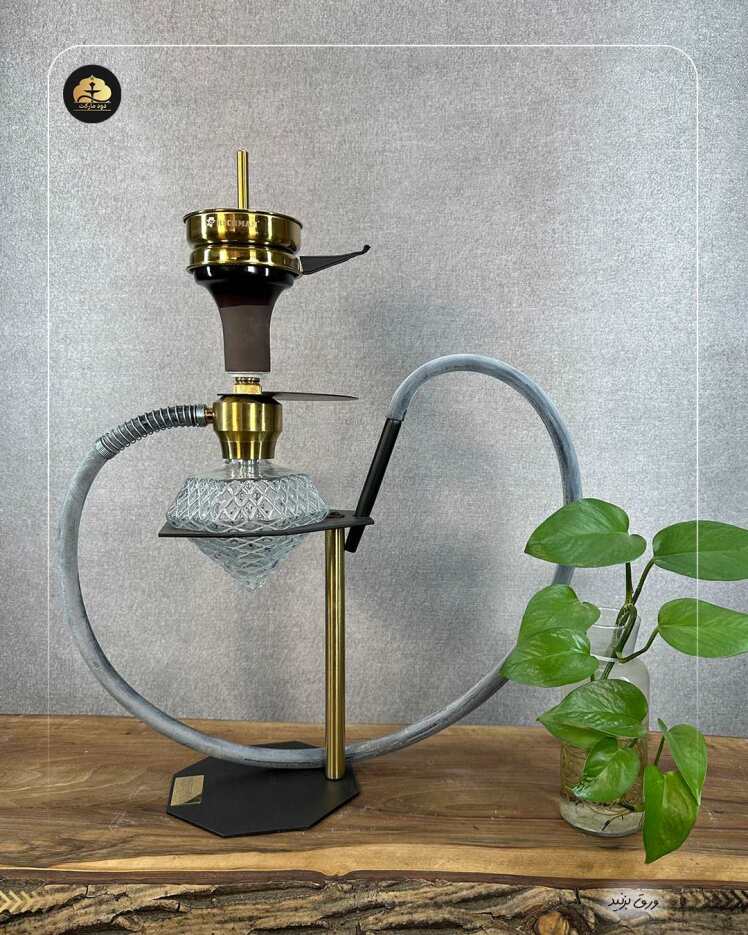 قلیان رومیزی کارمانیا طرح الماس 